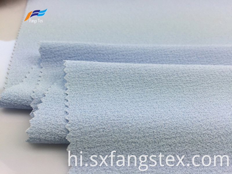 100% Polyester Fleece Crepe Dyed PD Clothing Fabric 3